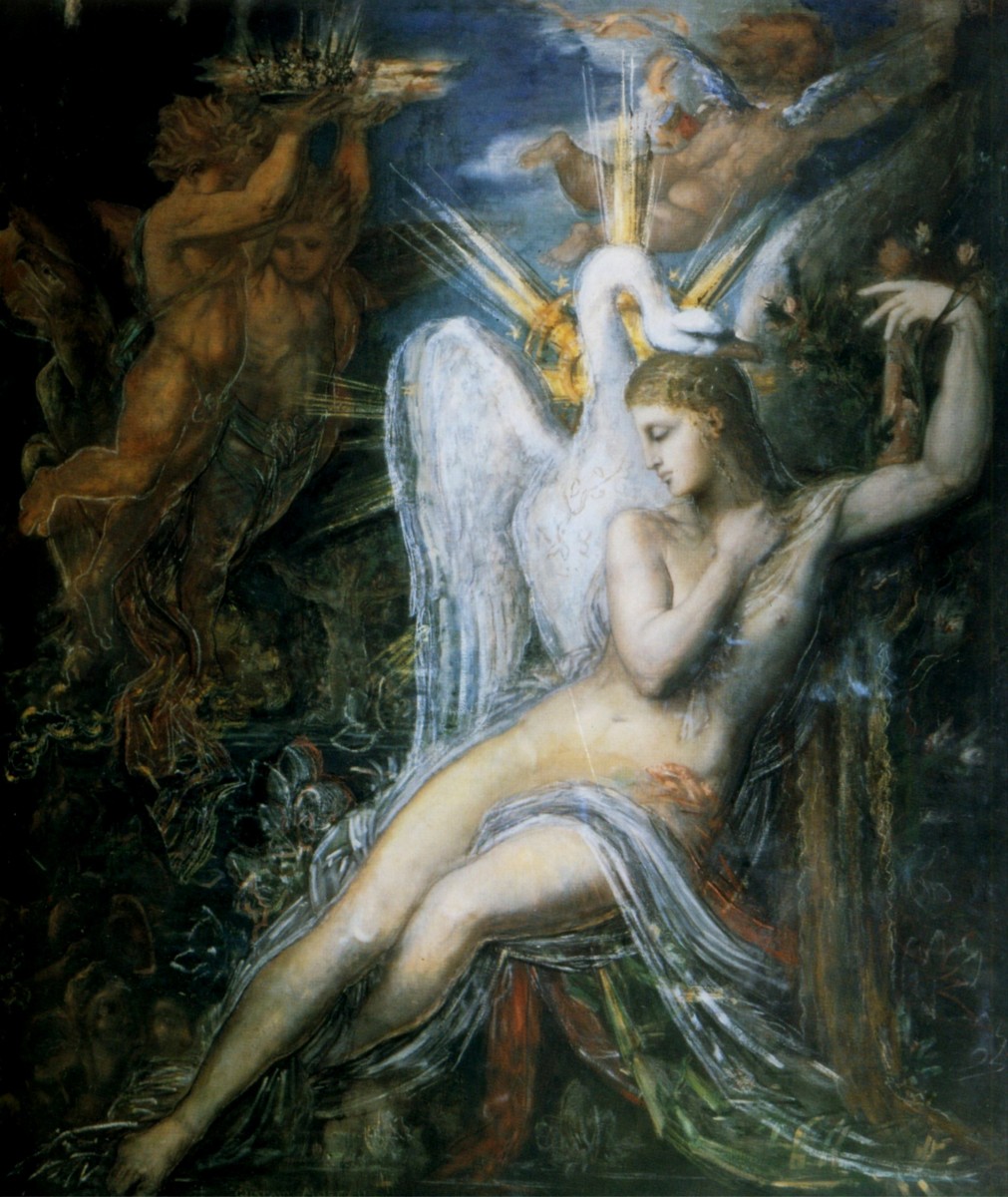 1875-1880 Moreau, Leda  Leda.jpg